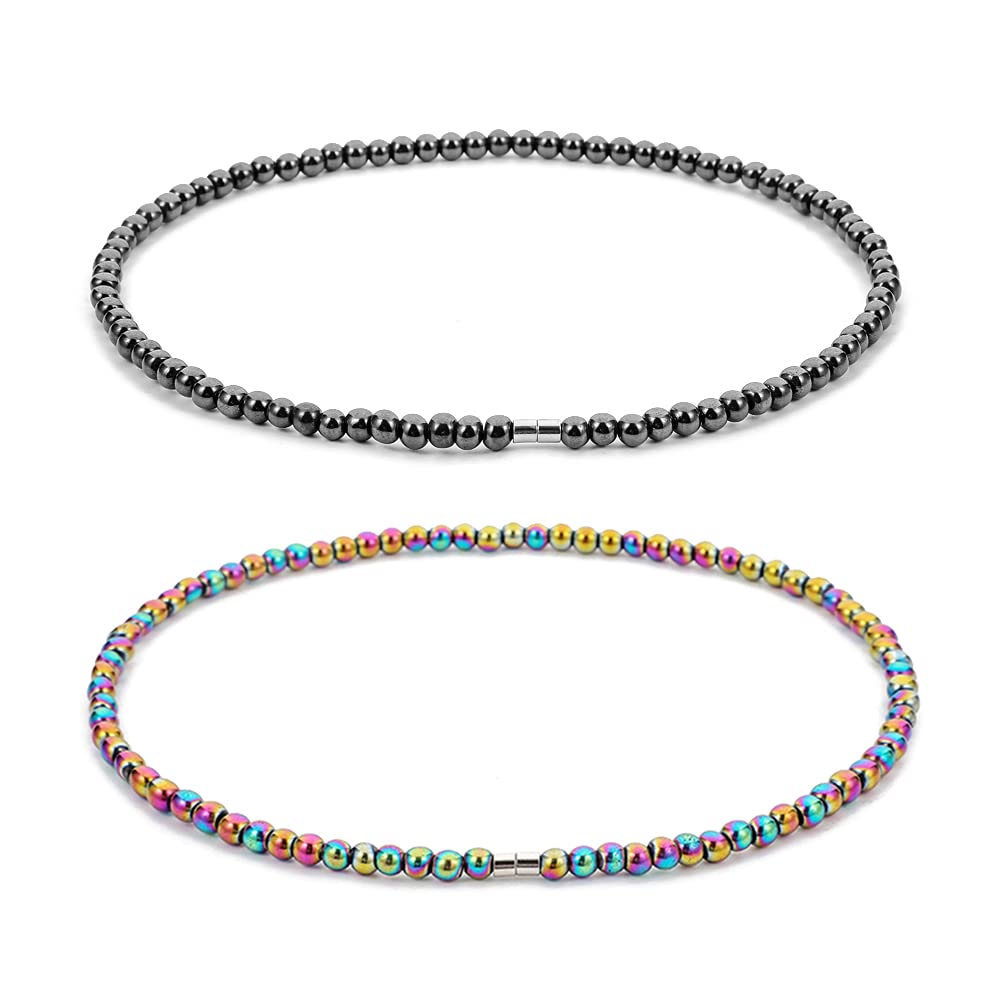 Amazon | XIMEO ヘマタイト磁気ネックレス – 痛み緩和磁気セラピー